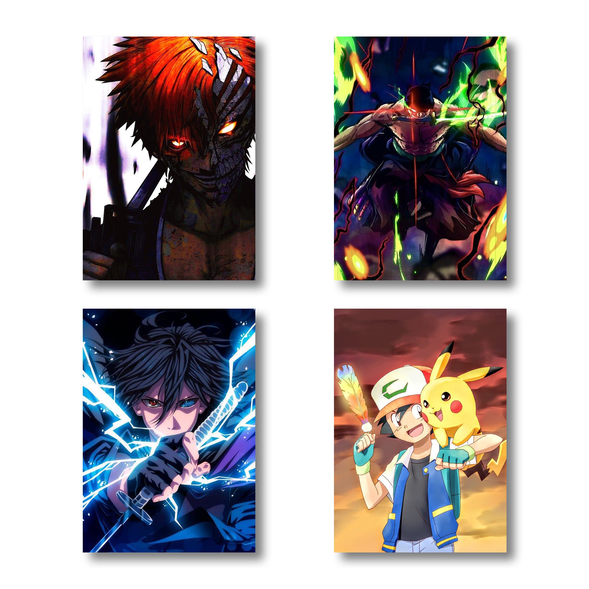 Anime Iconic Wall Posters pack of 10