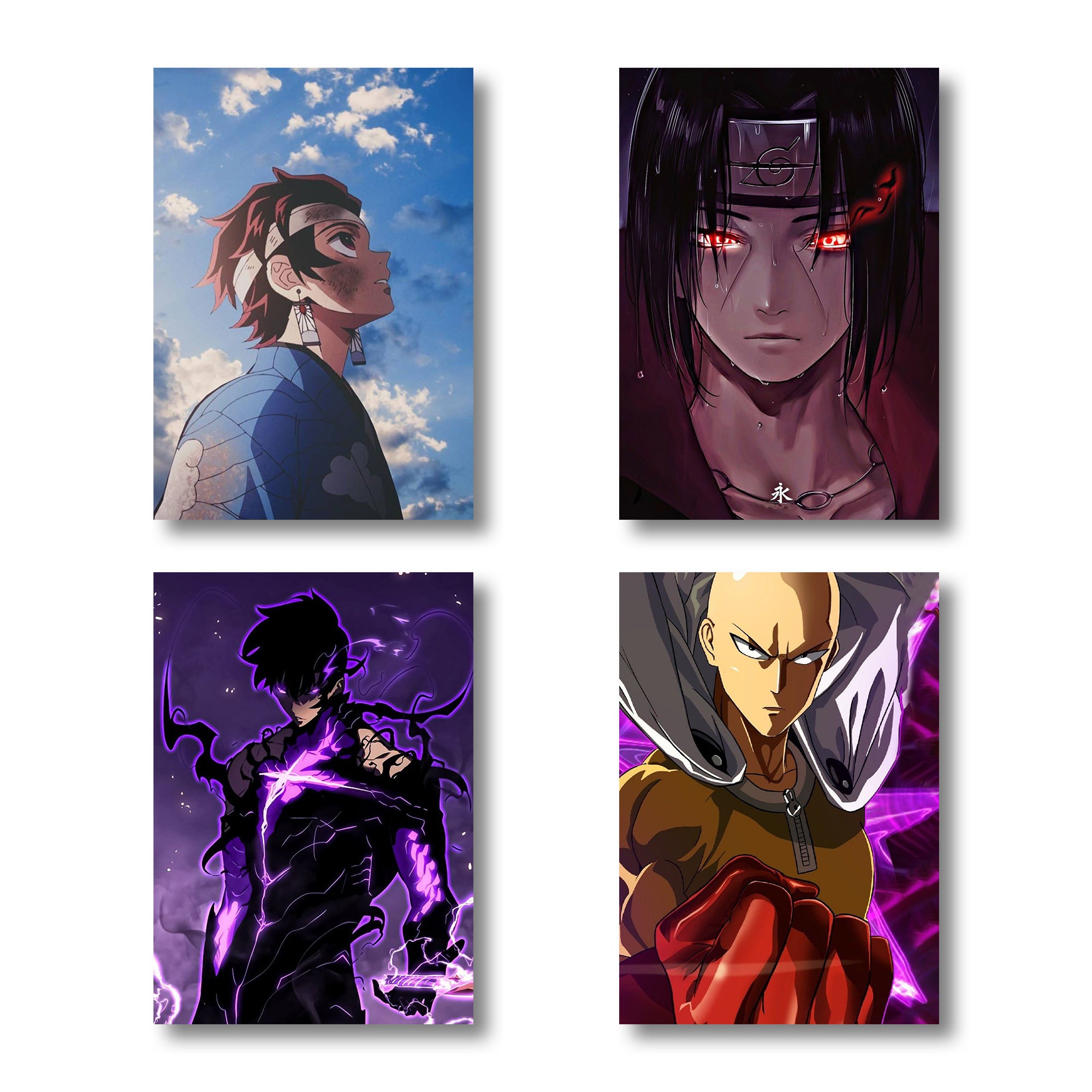 Anime Iconic Wall Posters pack of 10