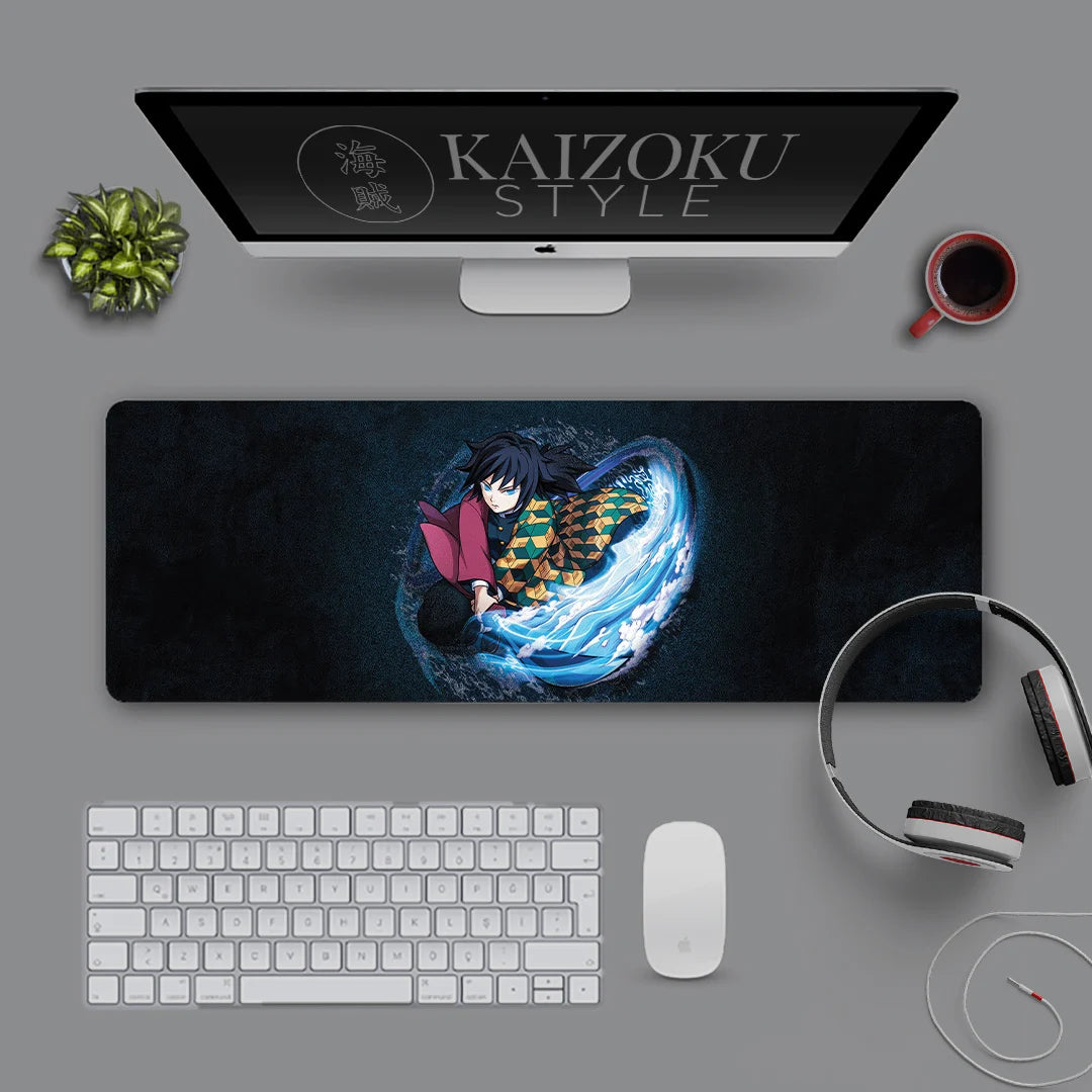 Water Hashira Giyu Tomioka Demon Slayer Anime Desk Mat