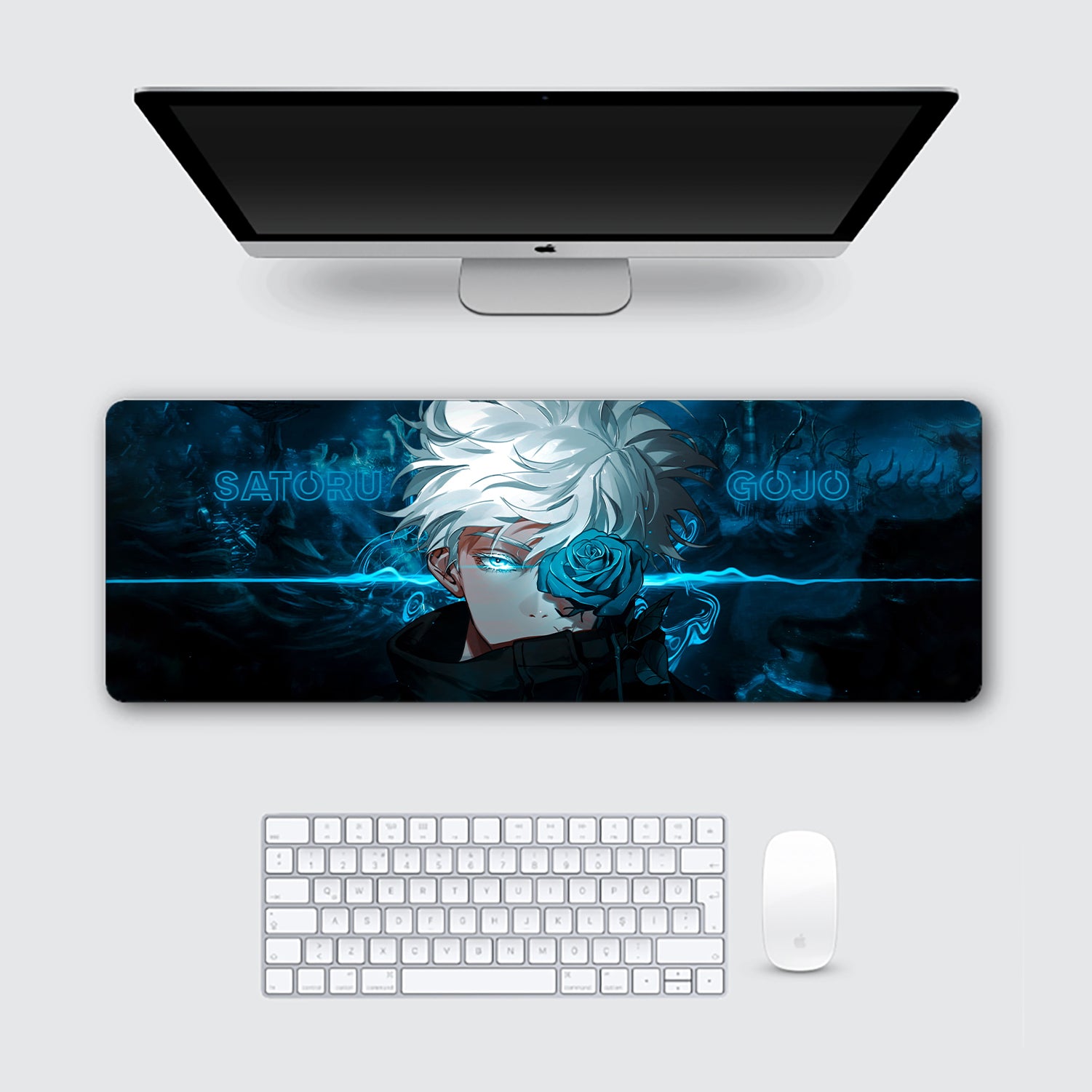 Jujutsu Kaisen Gojo Blue Rose Desk Mat