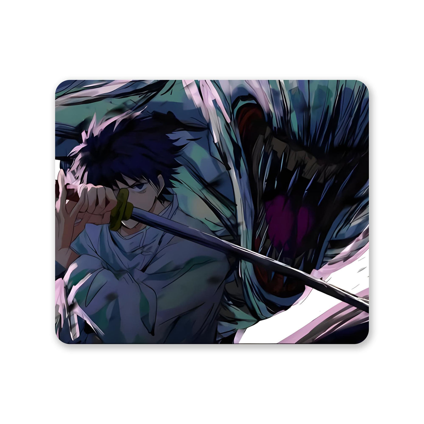Yuta and Rika Jujutsu Kaisen Mouse Pad