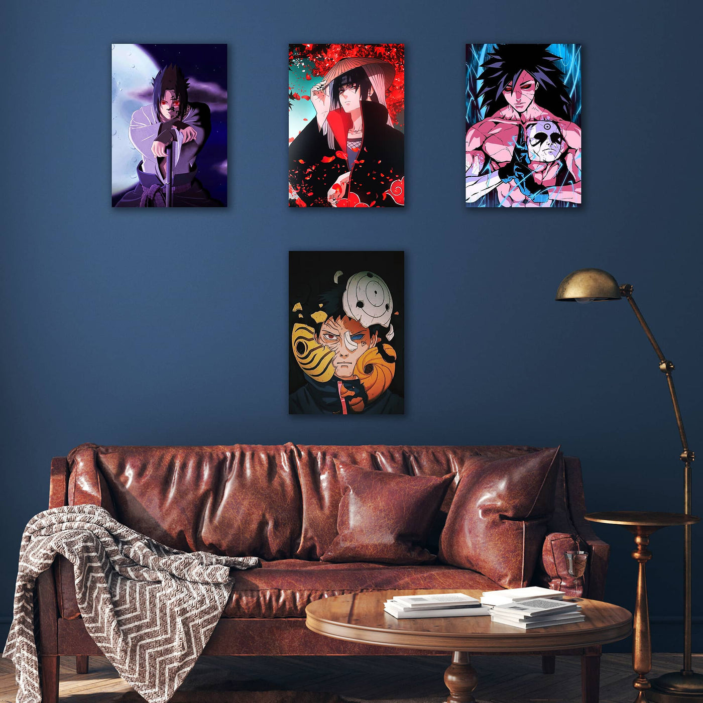 Uchiha Special A4 Naruto Wall Posters – Set of 4 Iconic Posters