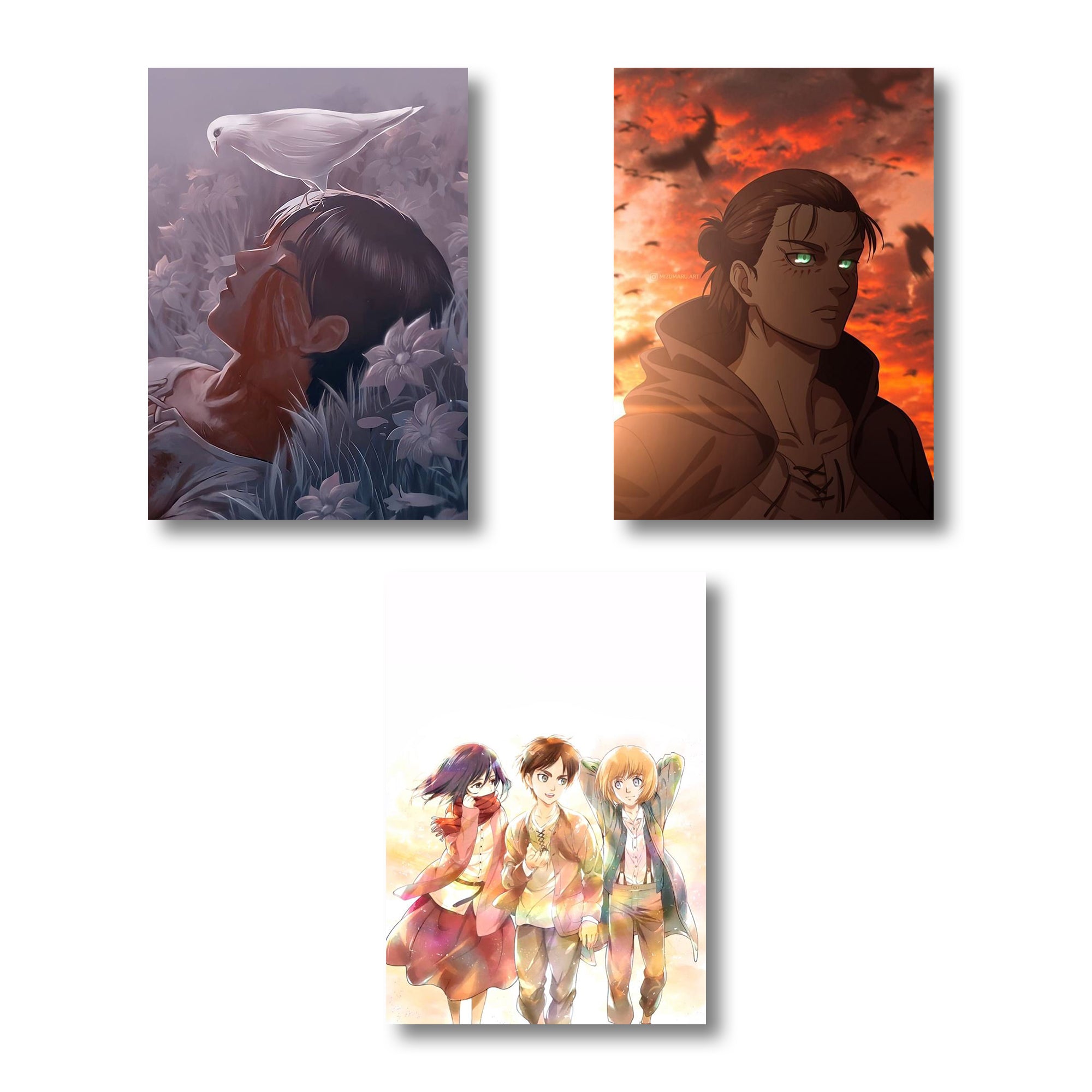 Attack On Titan A4 Wall posters Set of 6 posters