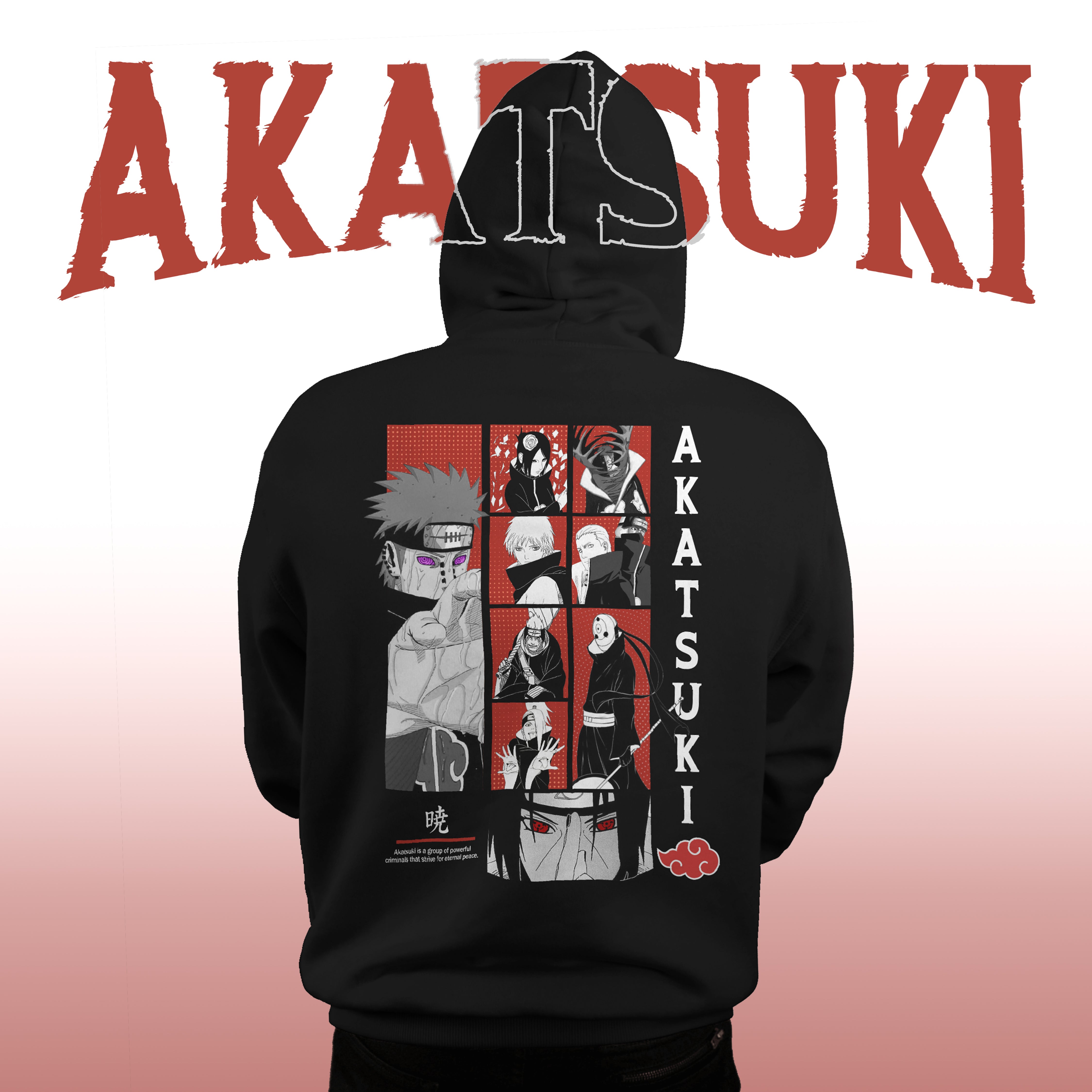 Naruto Akatsuki Oversized Hoodie