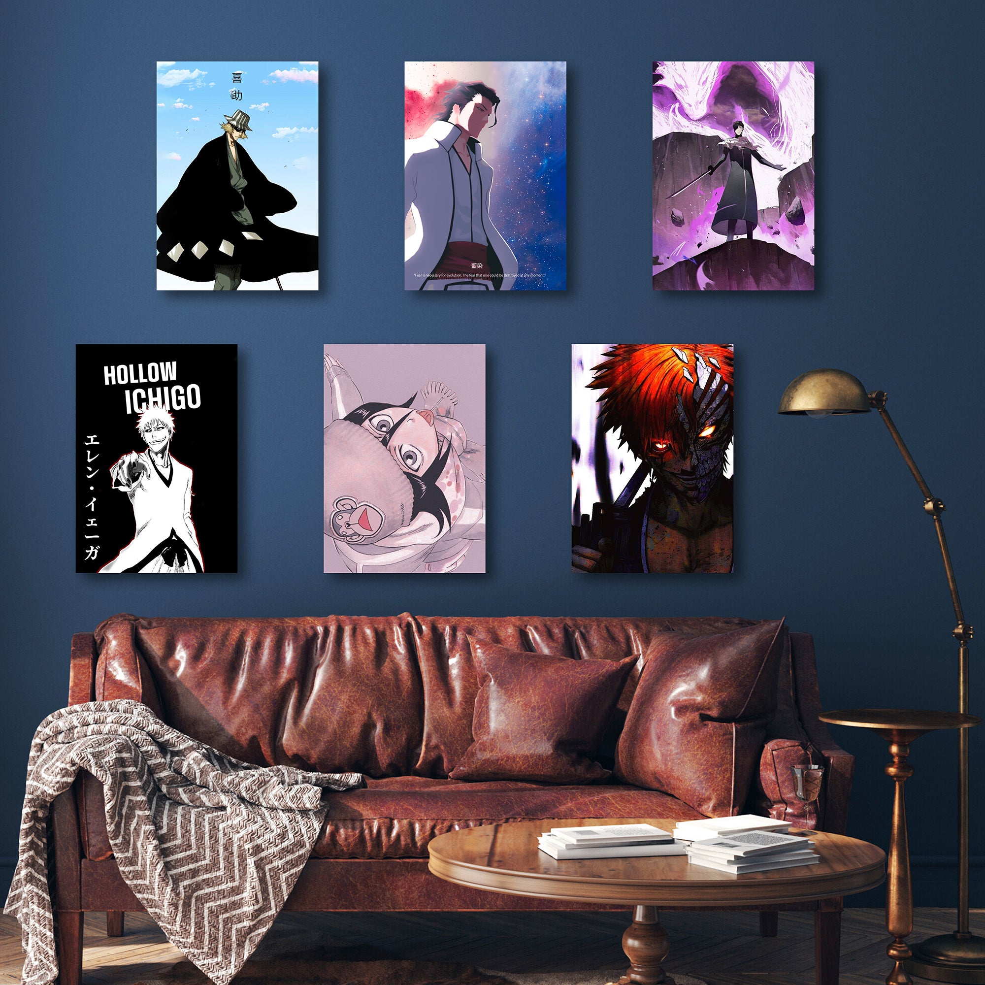 Bleach Characters A4 Wall posters Set of 6 posters