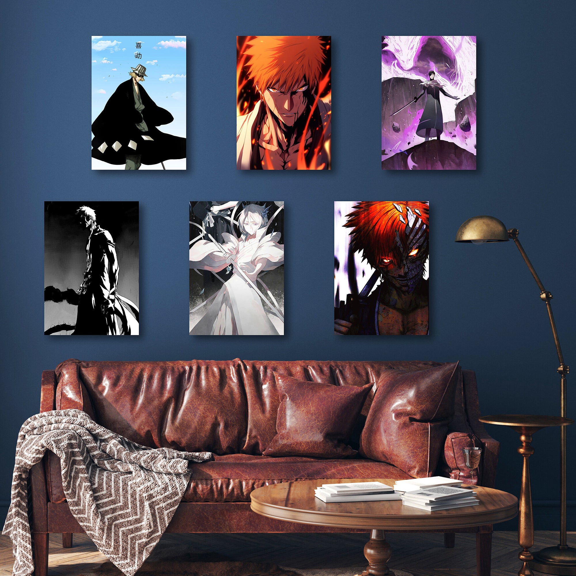 Kaizoku Special Bleach Characters A4 Wall posters Set of 6 posters