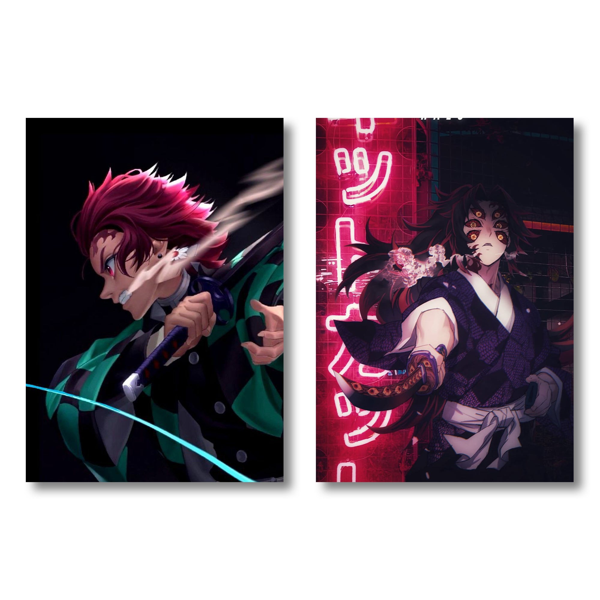 Demon Slayer Iconic A4 Size Wall posters Set of 4