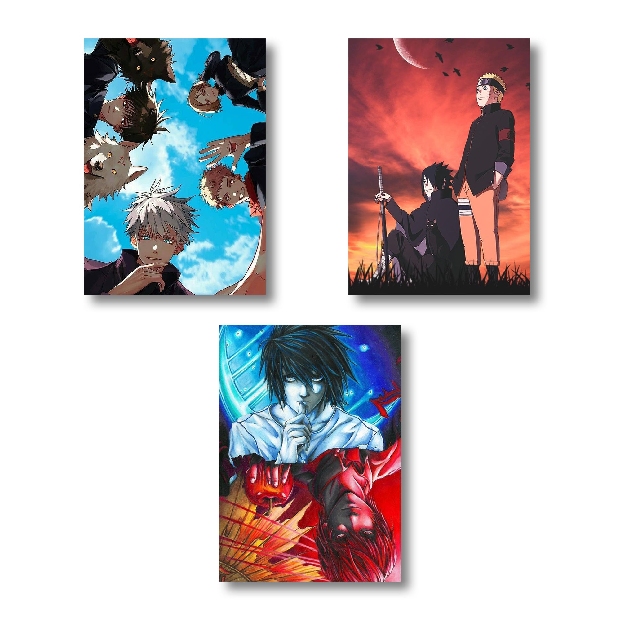 Anime MC Group A4 Size Wall posters Set of 5