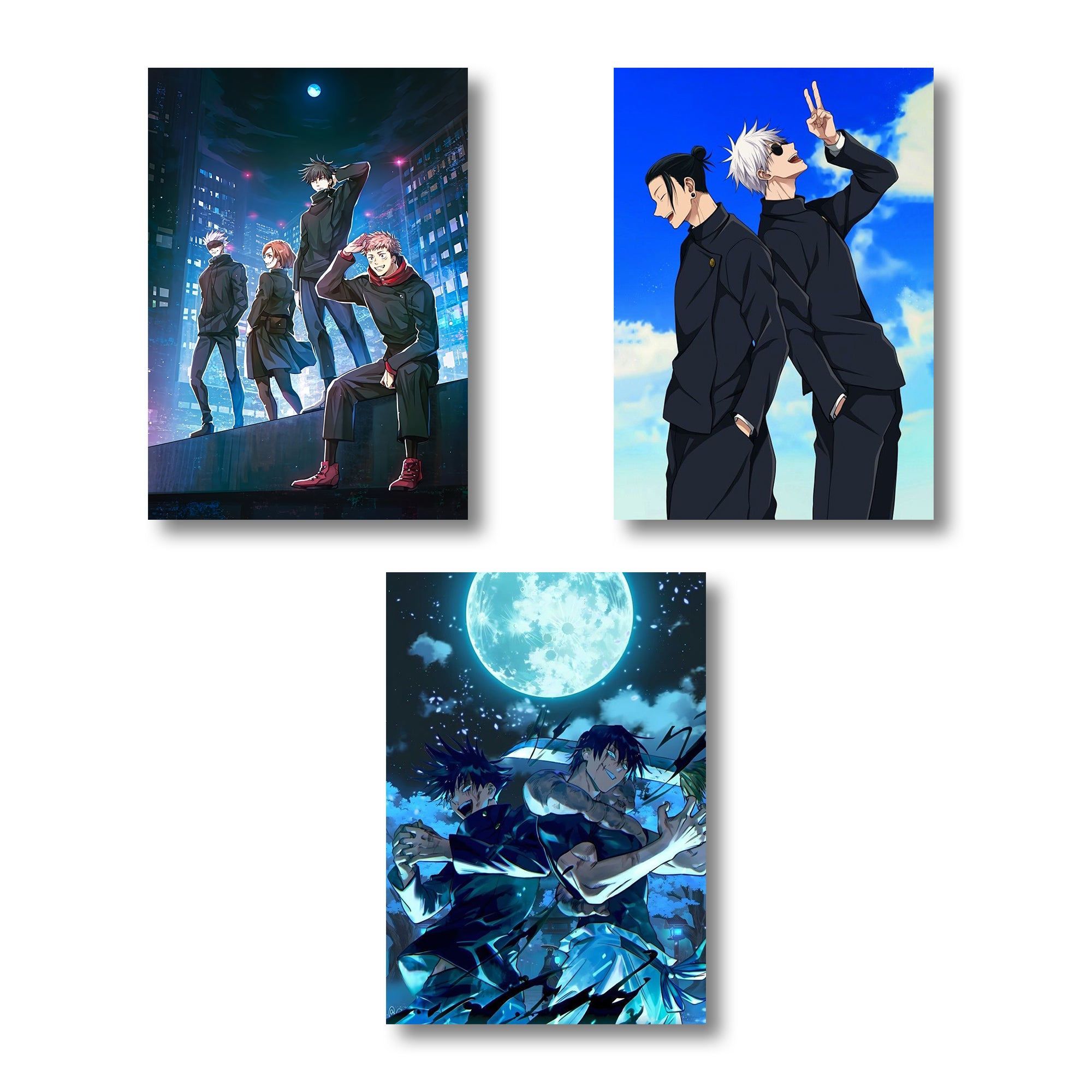 Big 3 Of Shounen And Seinen A4 Wall posters Set of 6 posters