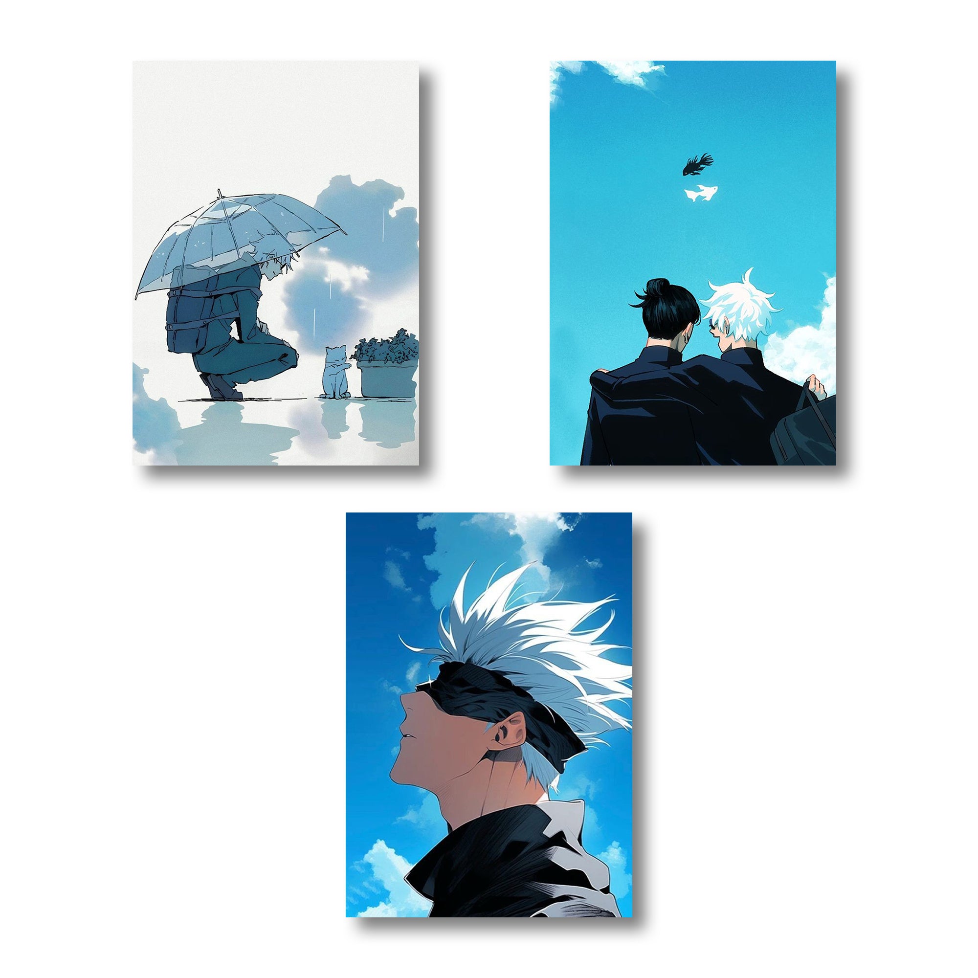 Jujutsu Kaisen Characters A4 Wall posters Set of 6 posters