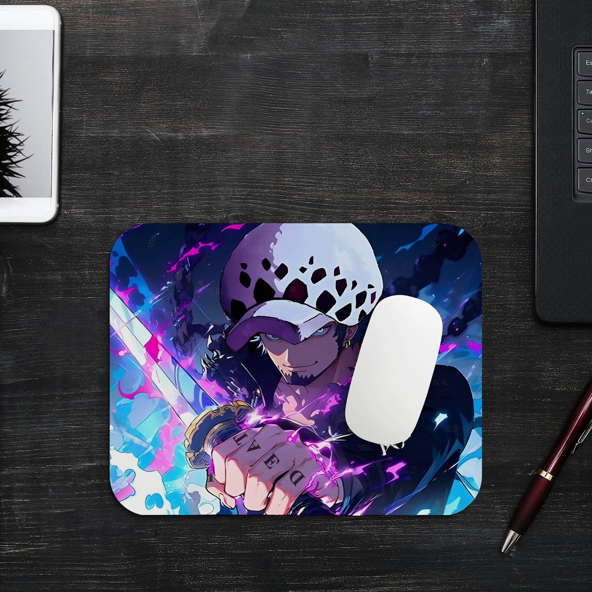 One Piece Law Mouse Pad