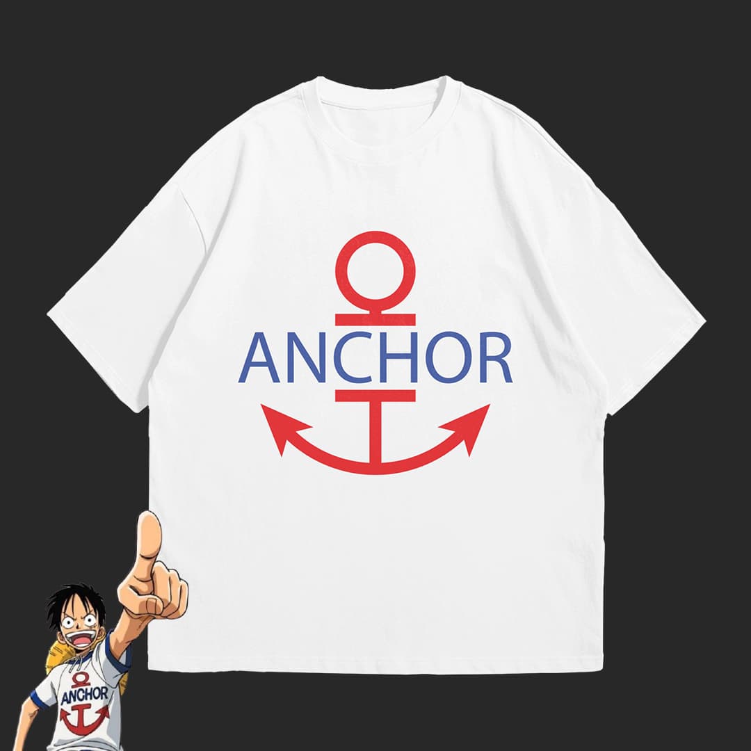 Luffy Anchor Oversized T-Shirt