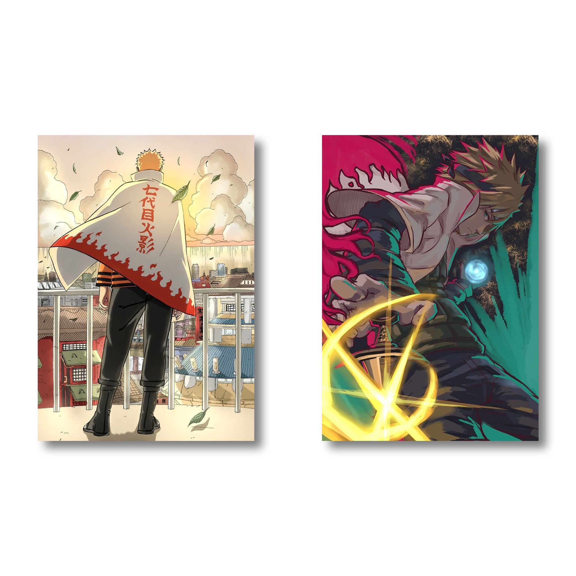 Naruto Iconic A4 Size Wall posters Set of 5