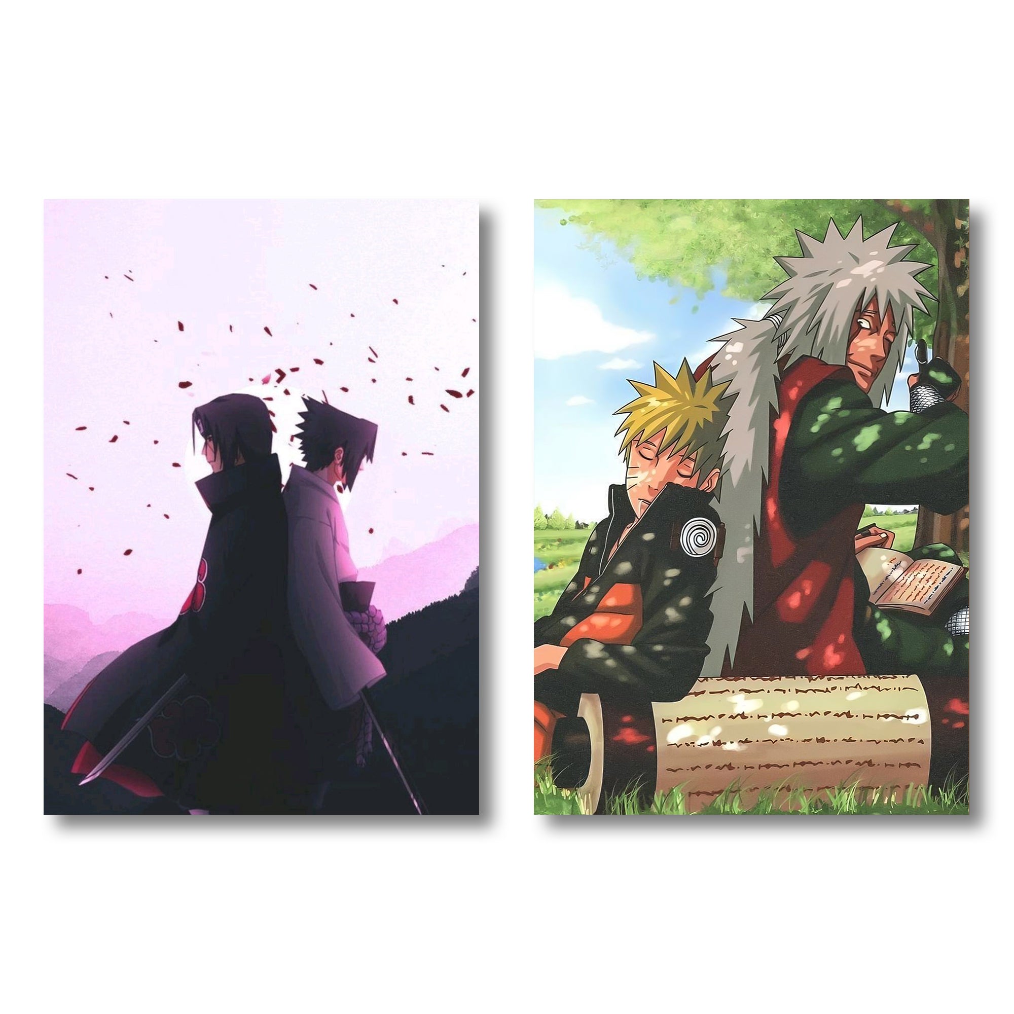 Naruto A4 Size Wall posters Set of 4