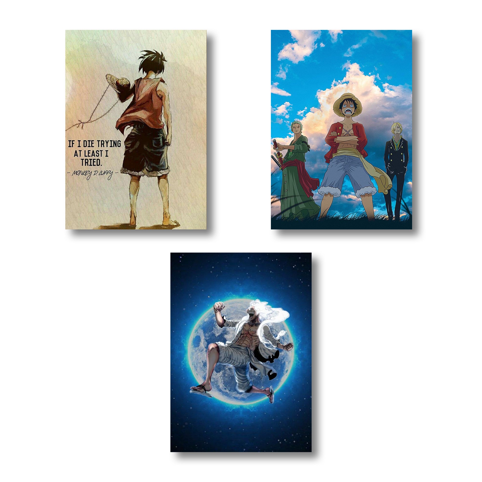 One Piece A4 Wall posters Set of 6 posters