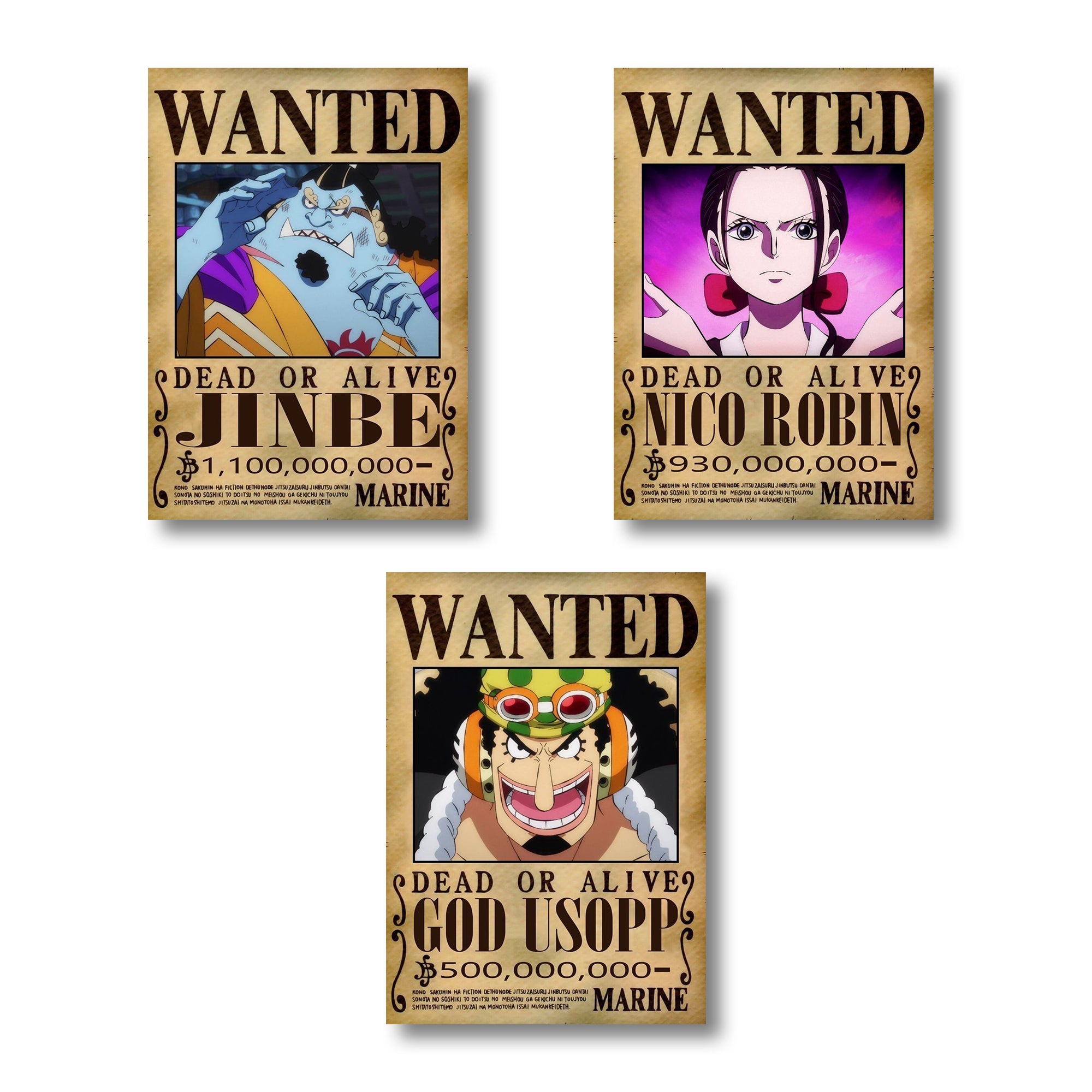 luffy wanted poster