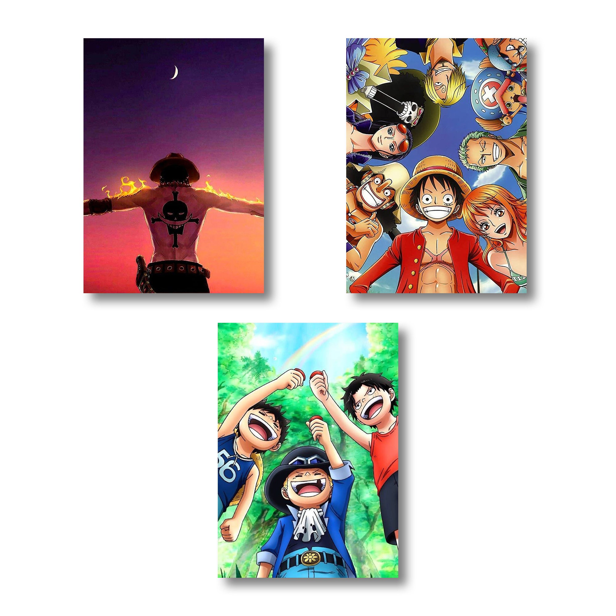 One Piece Wall posters (pack of 6 Anime Posters)