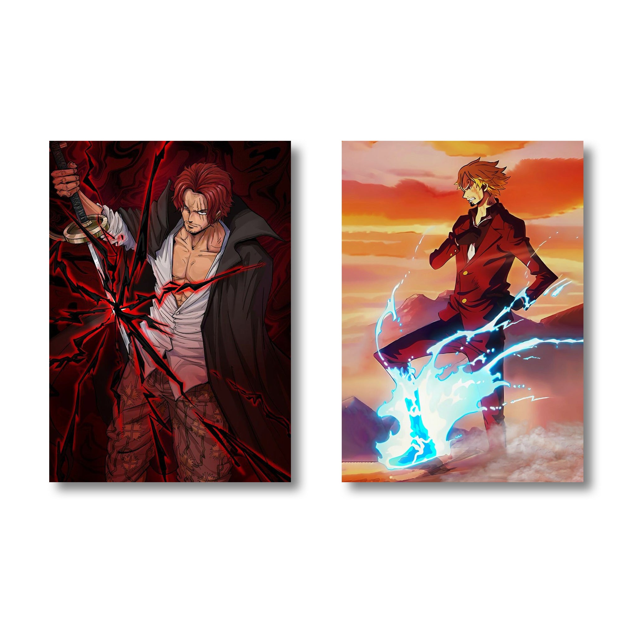 One Piece Iconic A4 Size Wall posters Set of 5