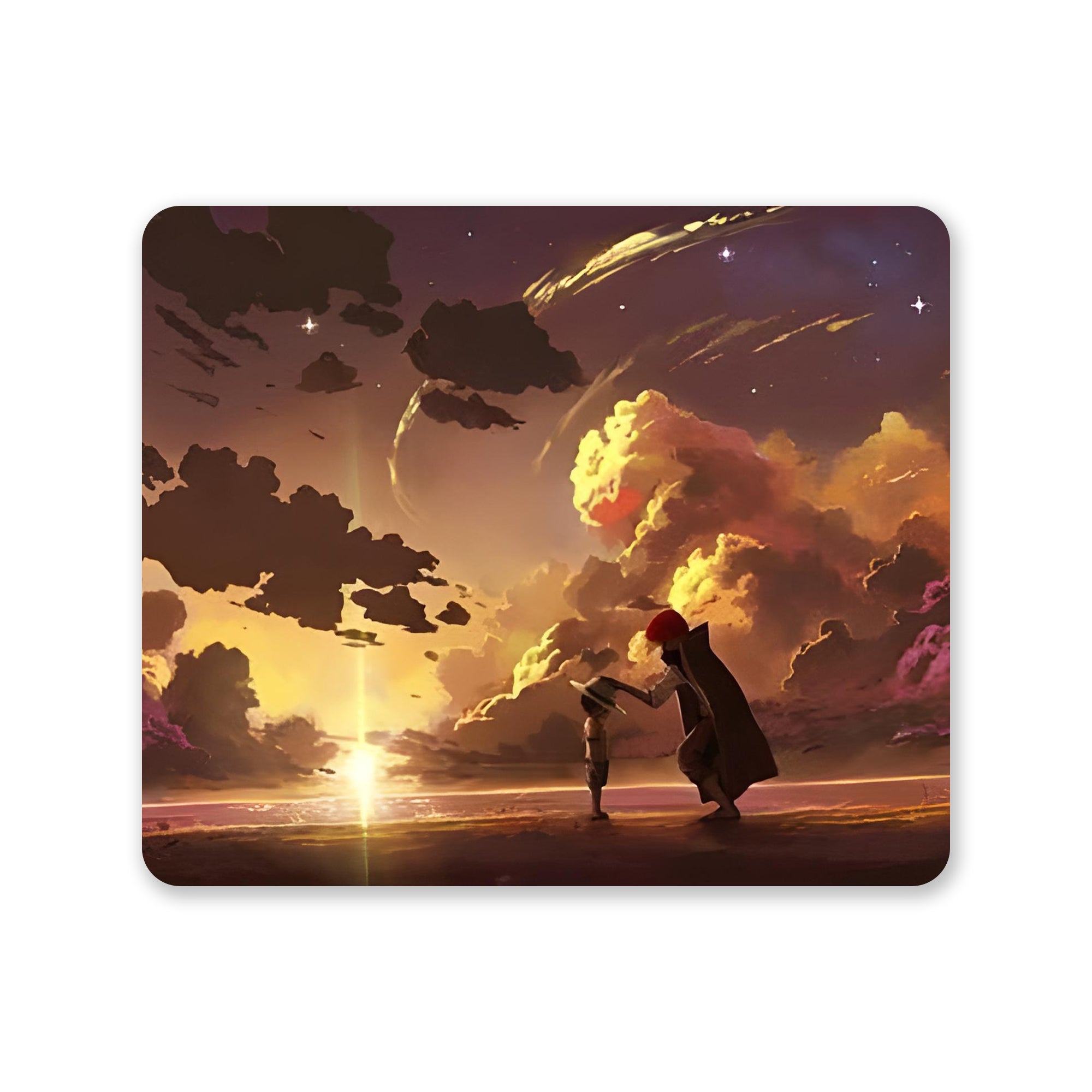 One piece straw hat Mouse Pad