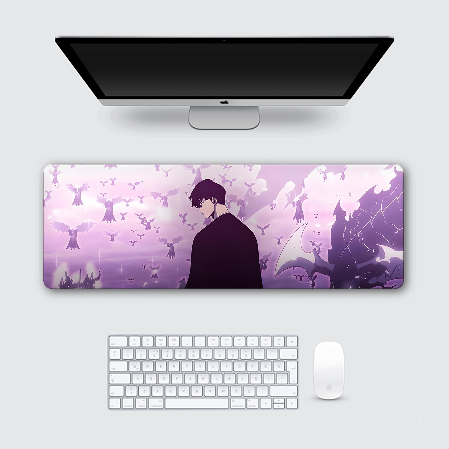 sung jinwoo desk mat