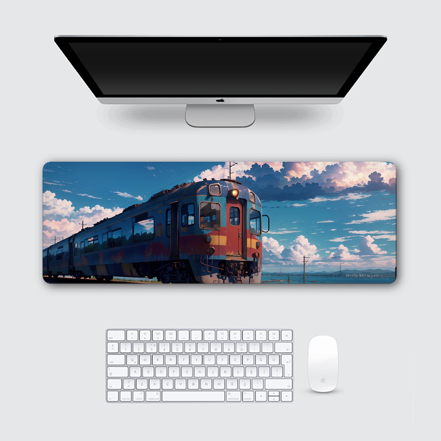 Anime Train Desk Mat